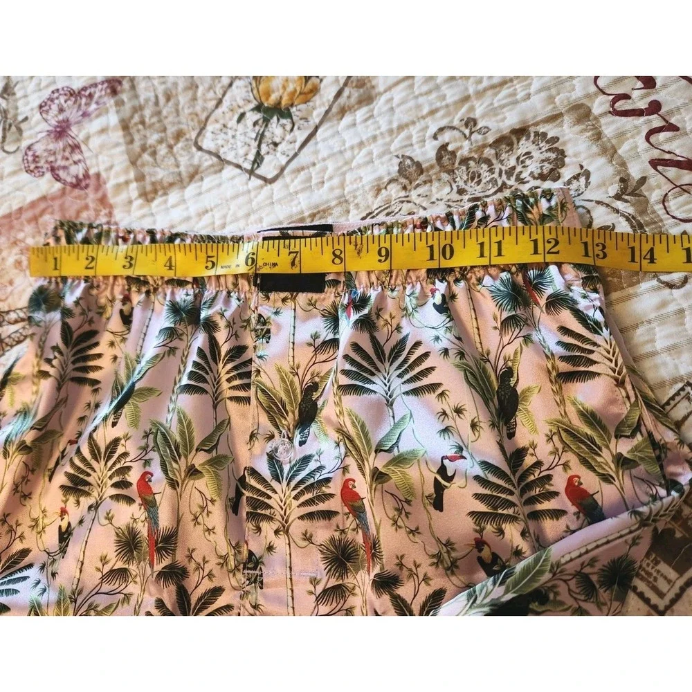 American Eagle Outfitters Men's Bird Tapestry Satin Pocket Boxer Short Size ‎ XS